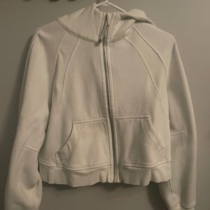 LULU full zip scuba in pale yellow color